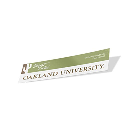 Oakland University Golden Grizzlies Premium Collegiate Car Decal